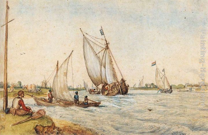 Hendrick Avercamp River Landscape